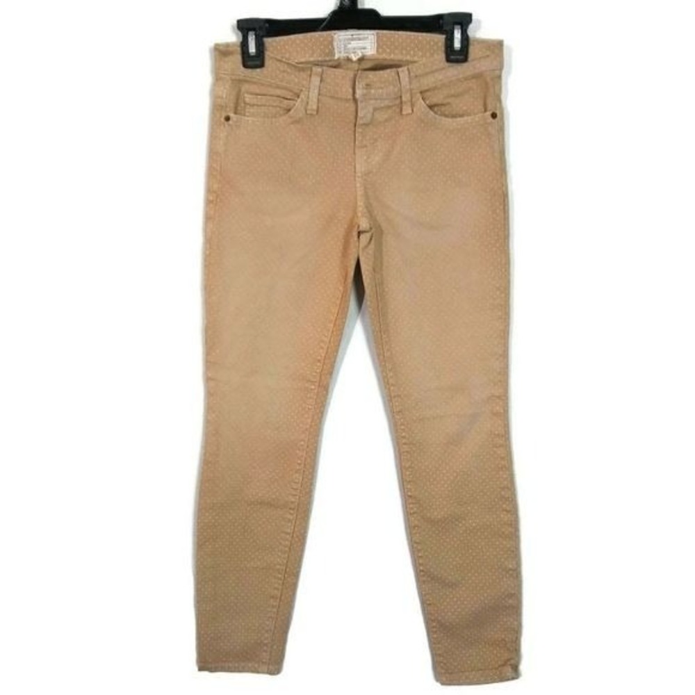 CURRENT ELLIOTT The‎ Stiletto Haystack Skinny 26 Brown Skinny Pants